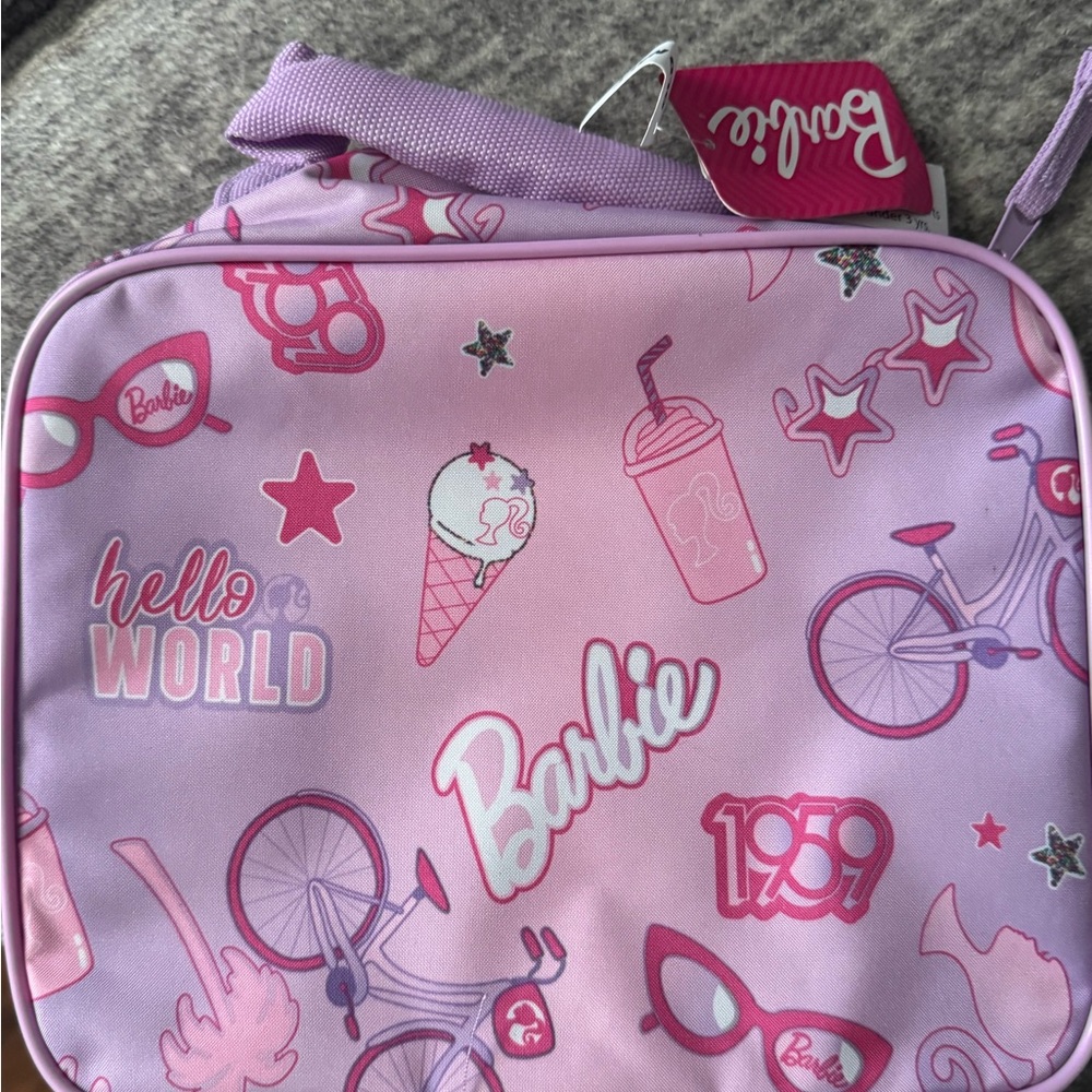 Barbie Purple and Pink Kids lunch bag